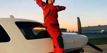 İlham Veren Kadın Pilot, Kalkıştan Dakikalar Sonra Düştü