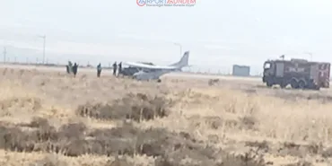 Nevşehir Kapadokya Havalimanı’nda Eğitim Uçağı Pistten Çıktı