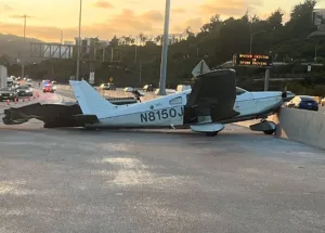 Plane-Makes-Emergency-Landing-on-Highway;-FAA-and-CHP-Investigate