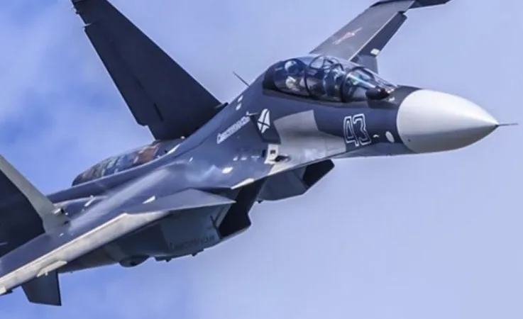 Rus Su-30SM Savaş Uçağı Karadeniz’de Düştü