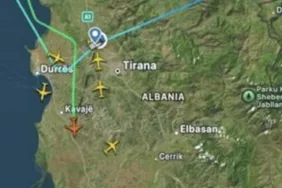 Şiddetli Rüzgar Tiran Semalarını Felç Etti. 7 Uçak Art Arda İndi