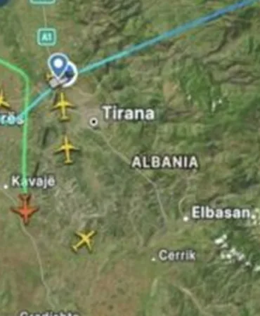Şiddetli Rüzgar Tiran Semalarını Felç Etti. 7 Uçak Art Arda İndi