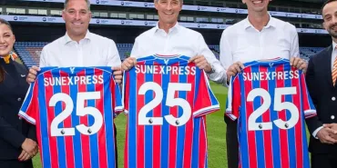 SunExpress, Crystal Palace’ın Resmi Havayolu Oldu