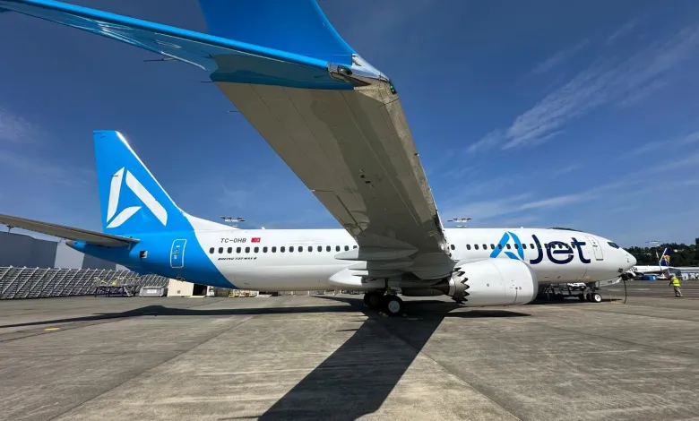 AJet’in Yeni Uçağı 13 Ağustos’ta Sabiha Gökçen’de