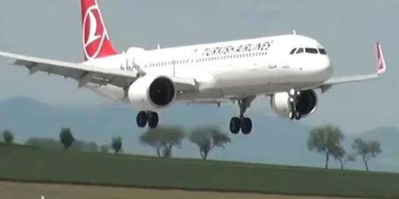THY’nin A321neo’su Kuyruk Sürtme Sonrası Servis Dışı Kaldı
