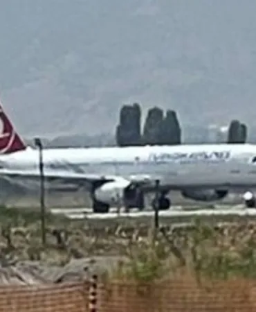 THY’nin TK2746 Seferi Muş Havalimanı’na Mecburi İniş Yaptı