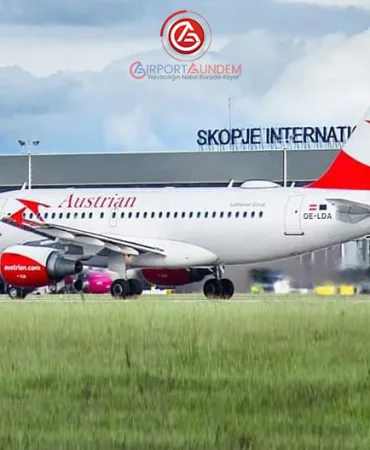 Üsküp Havalimanı’nda Airbus 320’nin Motoru Parçalandı, Facia Kıl Payı Atlatıldı
