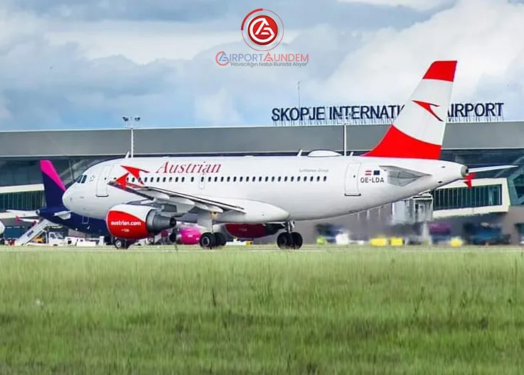 Üsküp Havalimanı’nda Airbus 320’nin Motoru Parçalandı, Facia Kıl Payı Atlatıldı