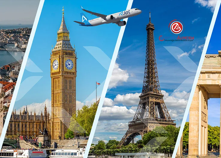 AJet’ten Avrupa Biletlerinde 9 Dolar’dan Başlayan İndirim