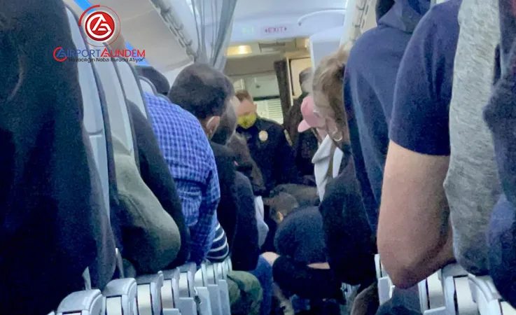 American Airlines Mürettebatı Yolcu Krizini Sert Çözdü
