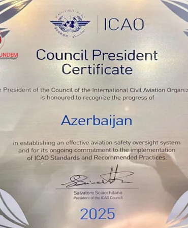 Azerbaycan’a-ICAO’dan-Yüksek-Başarı-Sertifikası