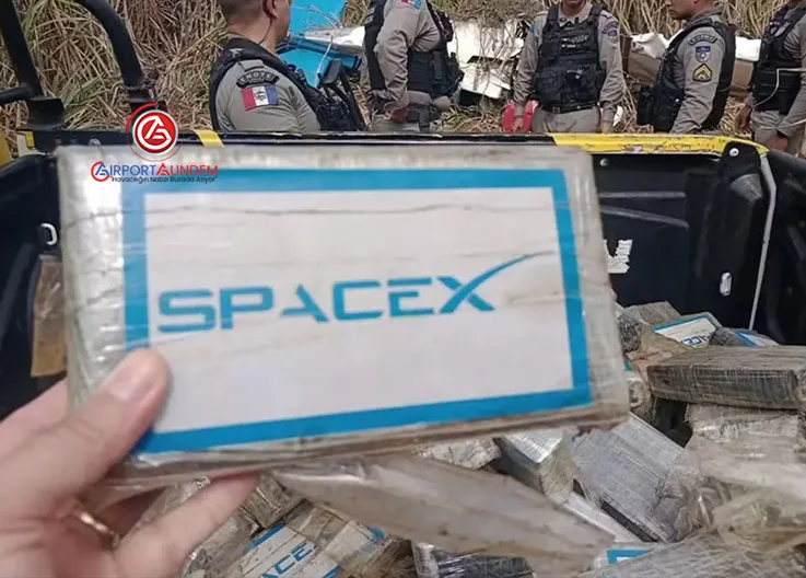 Brezilya’da Hafif Uçak Düşü. Kokain Paketleri SpaceX Logolu Çıktı