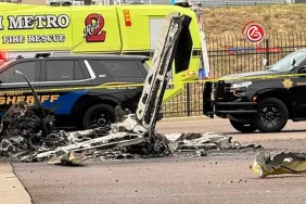 Denver’da Beech BE35 Faciası: Otoparka Çakılan Uçak Alev Alev Yandı