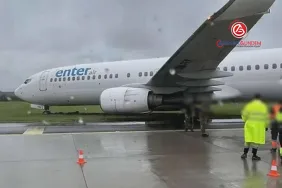 Enter Air Yolcu Uçağı Pistten Çıktı