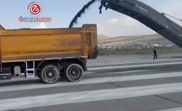 Ferit Melen Havalimanı Bakım ve Yenileme Çalışmalarıyla Yenileniyor