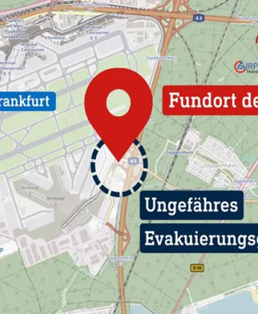 Frankfurt Havalimanı’nda Bir Kez Daha II. Dünya Savaşı’ndan Kalma Bomba Bulundu