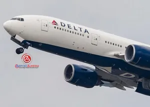 Kuş-Çarptı,-Yolcular-Şokta!-Delta-DL1300-Güvende