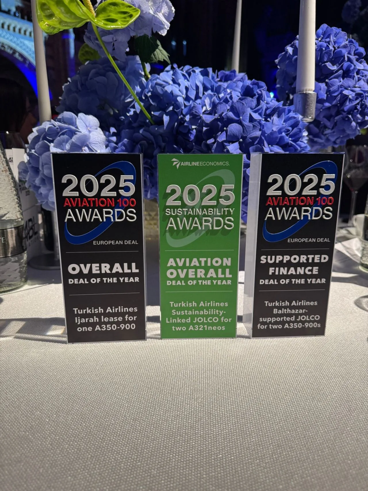 THY’ye Londra’dan 3 Prestijli Havacılık Ödülü