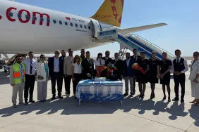 Pegasus, Hatay’a İlk Uçuşunu Yeni Piste Yaptı