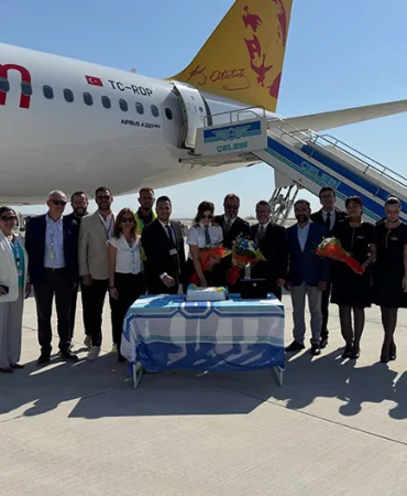 Pegasus, Hatay’a İlk Uçuşunu Yeni Piste Yaptı
