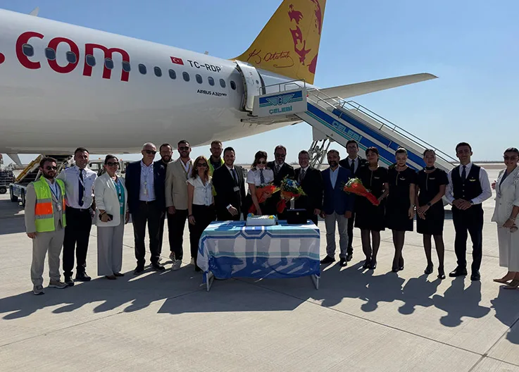 Pegasus, Hatay’a İlk Uçuşunu Yeni Piste Yaptı