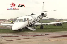 Pistten Çıkan Jet Güvenlik Çitine Çarptı, Havalimanı Geçici Olarak Kapandı