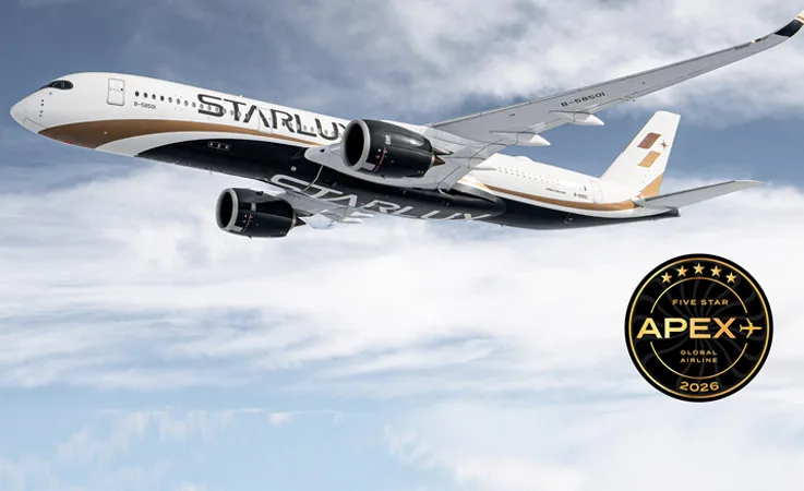 STARLUX, APEX 2026’da Beş Yıldızlı Küresel Havayolu Seçildi