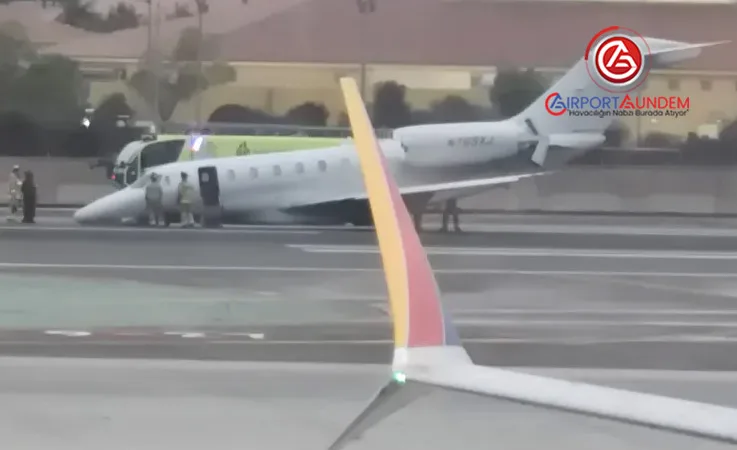 San Diego’da Jet İniş Takımı Çöktü, Hava Trafiğini Felç Oldu