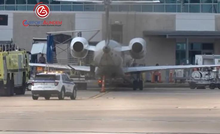 United Express 4969 Seferinde Duman Alarmı