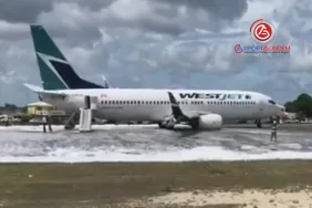 WestJet 737-800’ün Sağ Ana İniş Takımı Çöktü, Pist Geçici Olarak Kapatıldı