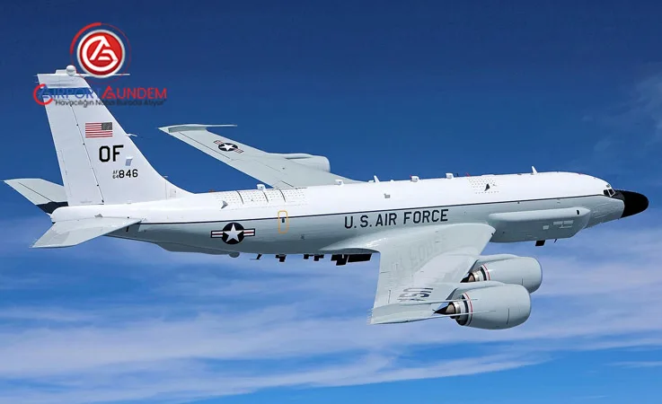 ABD RC-135U, Avrupa Semalarında Rusya’yı Gözlemledi