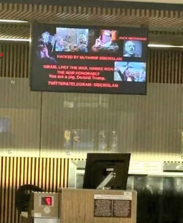 ABD ve Kanada’daki Havalimanları Hacklendi! "Özgür Filistin" Mesajı