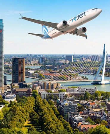 AJet, İstanbul–Rotterdam uçuşlarını 22 Şubat 2026’da başlatıyor. Haftada 4 sefer yapılacak hat için biletler 17 Ekim 2025’te 69 dolardan satışa çıkacak.