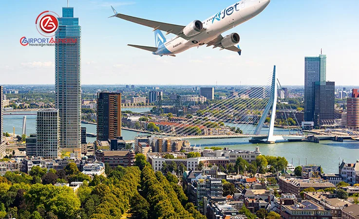 AJet, İstanbul–Rotterdam uçuşlarını 22 Şubat 2026’da başlatıyor. Haftada 4 sefer yapılacak hat için biletler 17 Ekim 2025’te 69 dolardan satışa çıkacak.