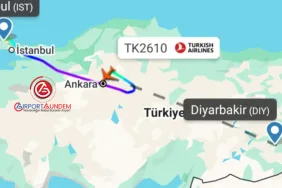 Acil İniş: THY İstanbul–Diyarbakır Seferi Ankara’ya Yönlendirildi