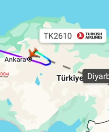 Acil İniş: THY İstanbul–Diyarbakır Seferi Ankara’ya Yönlendirildi