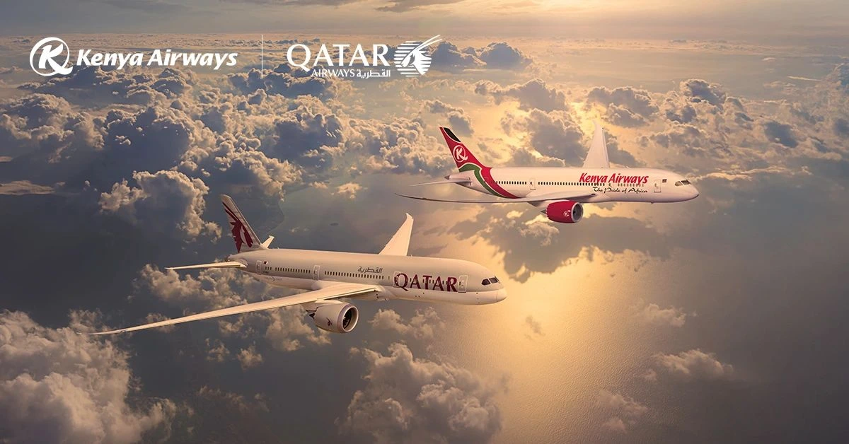 Afrika-Asya Hava Köprüsü: Qatar ve Kenya Airways Güçlerini Birleştirdi