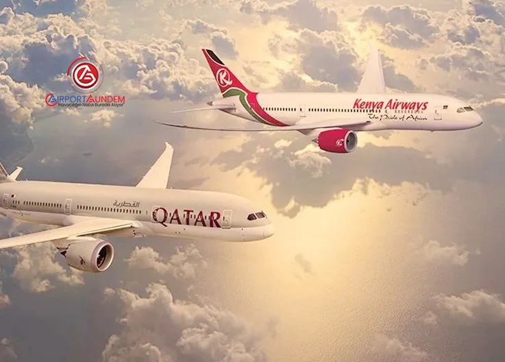Afrika-Asya Hava Köprüsü: Qatar ve Kenya Airways Güçlerini Birleştirdi