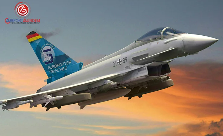 Almanya, 20 Yeni Eurofighter Typhoon Uçağı Sipariş Etti