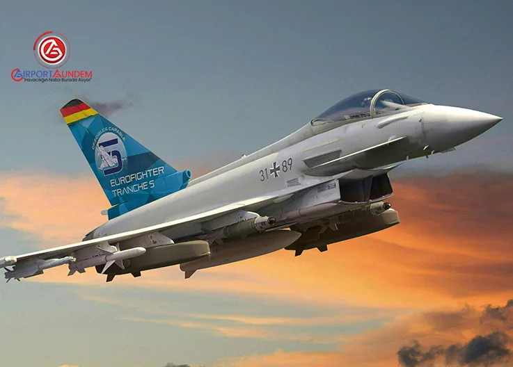 Almanya, 20 Yeni Eurofighter Typhoon Uçağı Sipariş Etti