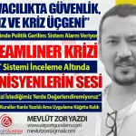 Havacılıkta Güvenlik, Hız ve Kriz Üçgeni!