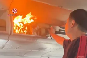 Havada batarya yangını! Air China acil iniş yaptı