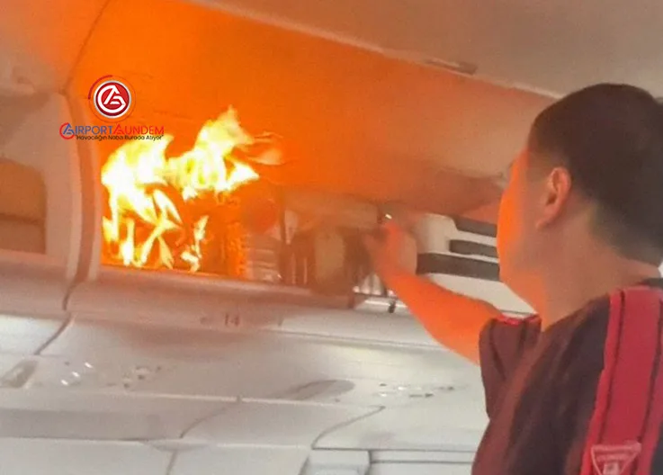 Havada batarya yangını! Air China acil iniş yaptı