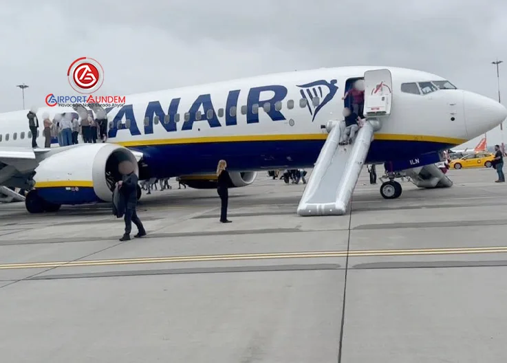 Havalanmadan Tahliye! Ryanair’de Acil Durum