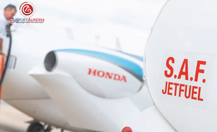 HondaJet Elite Yenilenebilir Yakıtla Uçtu
