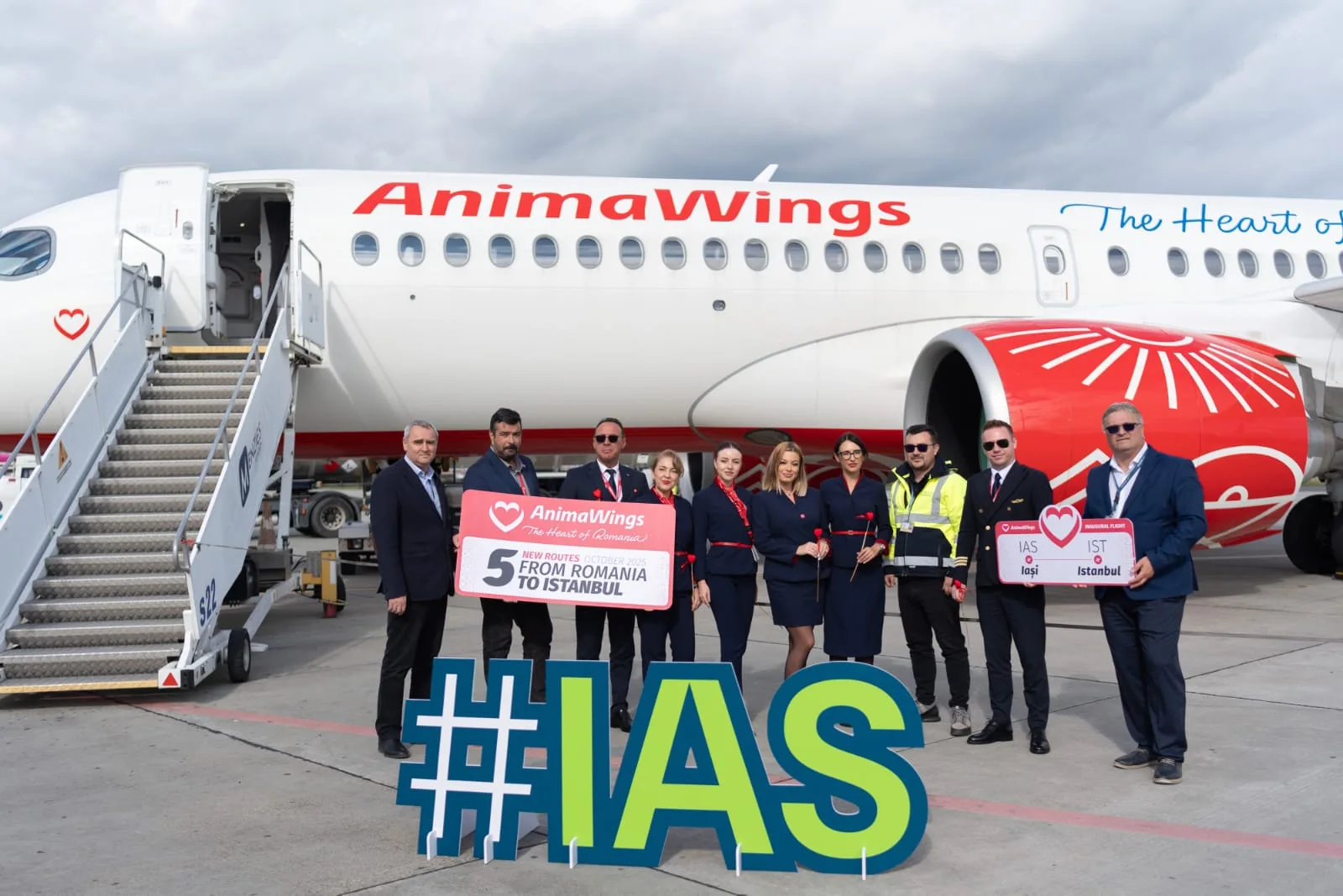 İstanbul Havalimanı'nın 115. Hava Yolu AnimaWings Uçuşlara Başladı