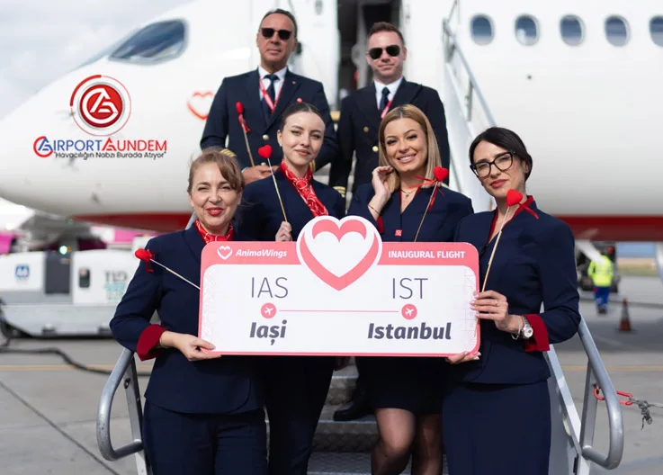 İstanbul Havalimanı'nın 115. Hava Yolu AnimaWings Uçuşlara Başladı
