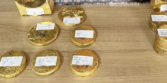 Kapadokya Havalimanı’nda 61 Kilo Kaçak Altın Ele Geçirildi!