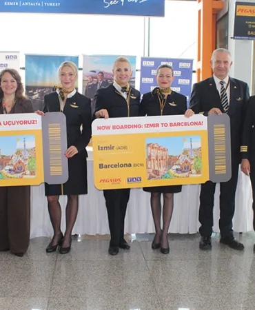 Pegasus’tan Yeni Hat: İzmir’den Barselona’ya Direkt Uçuşlar Başladı