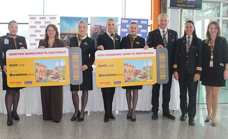 Pegasus’tan Yeni Hat: İzmir’den Barselona’ya Direkt Uçuşlar Başladı
